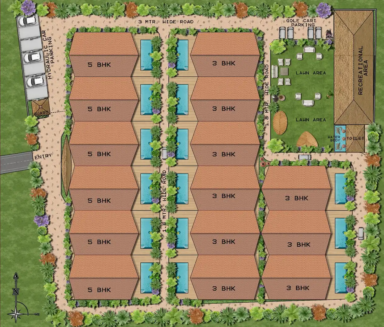 Complete Samavassaa site plan